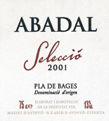 ABADAL SELECCIÓ - ageing wine