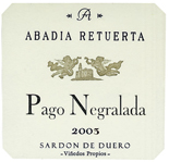 ABADÍA RETUERTA PAGO NEGRALADA - ageing wine