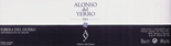 ALONSO DEL YERRO - ageing wine