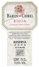 BARÓN DE CHIREL - wine for aging