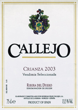 CALLEJO - ageing wine