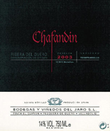 CHAFANDÍN - ageing wine