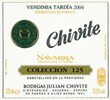 CHIVITE COLECCIÓN. 125 VENDIMIA TARDÍA - sweet wine