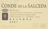 CONDE DE LA SALCEDA - wine for aging