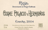 COSME PALACIO Y HERMANOS - ageing wine