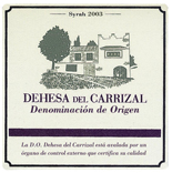 DEHESA DEL CARRIZAL SYRAH - ageing wine