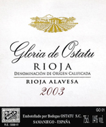 GLORIA DE OSTATU - ageing wine