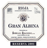 GRAN ALBINA - wine for aging