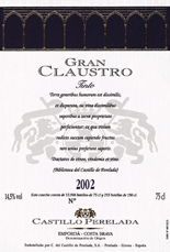 GRAN CLAUSTRO - crianza