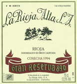 GRAN RESERVA 890 - long ageing wine