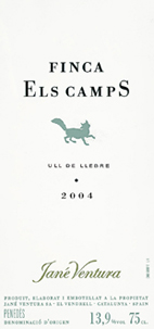 JANE VENTURA FINCA ELS CAMPS - ageing wine