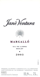 JANÉ VENTURA MARGALLÓ - ageing wine