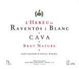 L’HEREU DE RAVENTOS I BLANC - sparkling brut