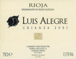 LUIS ALEGRE - ageing wine