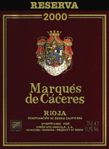 MARQUÉS DE CÁCERES - wine for aging