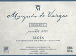 MARQUÉS DE VARGAS RVA. PRIVADA - wine for aging