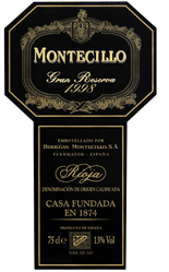 MONTECILLO - long ageing wine