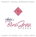 OBAC DE BINIGRAU - ageing wine