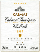 RAIMAT EL MOLÍ - long ageing wine