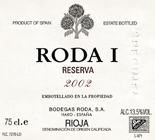 RODA I - wine for aging