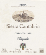 SIERRA CANTABRIA - ageing wine