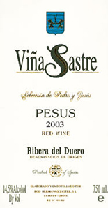 VIÑA SASTRE PESUS - ageing wine